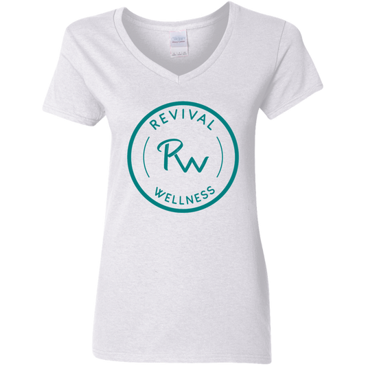 Ladies' 5.3 oz. V-Neck T-Shirt