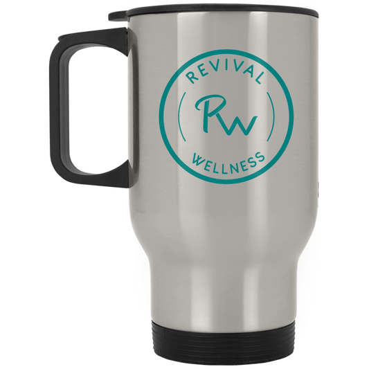 Silver Stainless Travel Mug