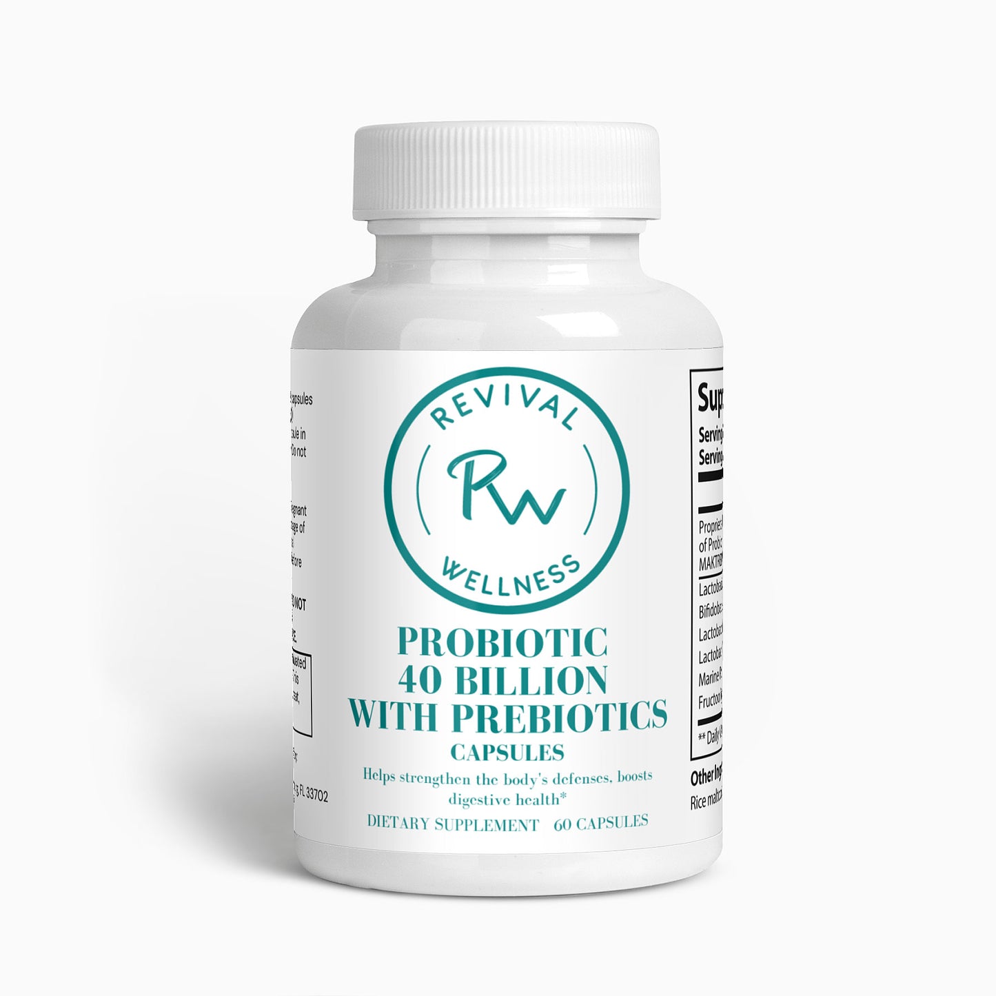 Revival Probiotic 40 Billion with Prebiotics FREE SHIPPING